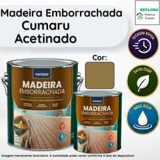 Revestimento Impermeabilizante Madeira Emborrachada Cumaru 900ml e 3,6L Montana