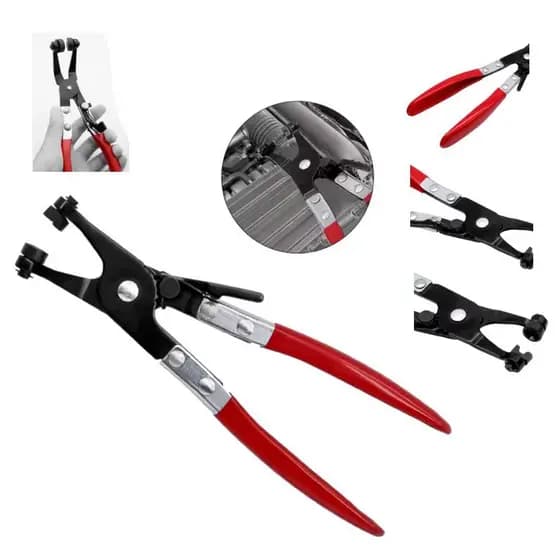 Alicate CURVO Extrator de 9" Abraçadeira Elástica Profissional (0212H)