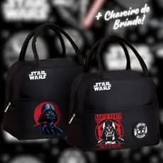 Bolsa Térmica Lancheira Darth Vader - Isolamento Térmico - Marmita - Espaçosa - Fitness Escola Trabalho Lazer