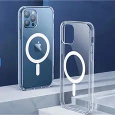 Capa Capinha Transparente Magsafe Magnética Para iPhone XR 11 12 13 14 15Promax 16 16Promax