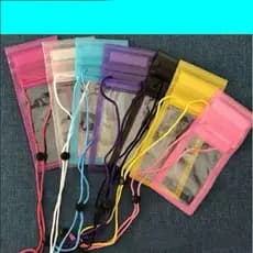Bolsa Protetora Impermeável Capa  Transparente Para Celular Universal