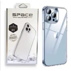 Capinha Capa Transparente Space Anti Impacto Para Iphone 7G XR 11 12 13 14 15Promax 16 16Promax