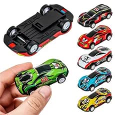 Kit 6 Carrinhos roda livre, Carros de Metal, 6 Carros de Brinquedo de Ferro, Crianças Feliz