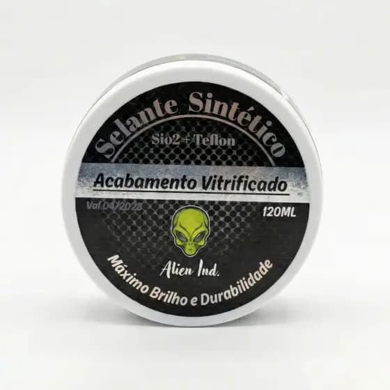 Selante Sintético Automotivo SiO₂ + Teflon Acabamento Vitrificado, Hidrorrepelência