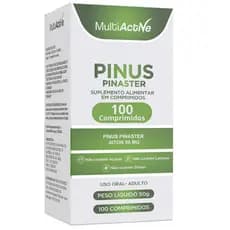 Extrato Pinus Pinaster 50mg 100 Comprimidos Procianidinas Multiactive Similar Flebogenol