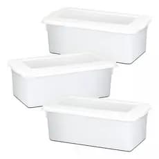 Kit 3 Caixas Biopratika Organizadora + Tampa 5l 0510 Pleion