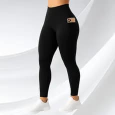 Calça Legging Feminina com Bolso Lateral para Celular | Cintura Alta Modeladora | Envio Imediato | Entrega Rápida