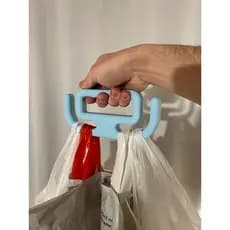 Suporte de sacolas - Carregador de sacola - Carrega peso - Alça para sacola Gancho para supermercado