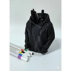 Porta caneta Suporte de mesa em forma de moletom - Organizador de mesa e canetas moletom frio