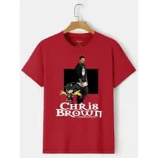 Camiseta Chris Brown Exclusiva Show 21 Dez Camisa Algodão Feminina Masculina Unissex Hip Hop Cantor Musica T Shirts
