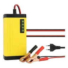 Carregador Bateria Automotivo 12v Portátil Bivolt Carro Moto com indicador de carga