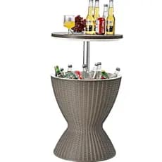 Mesa Champanheira Centro Cooler Caixa Térmica Suporte 30l