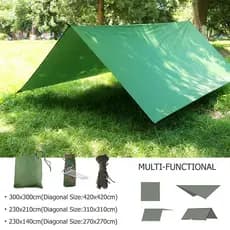 Diagonal 230x140cm/230x210cm/300x300cm À Prova D'água Ultraleve Lona Tenda Sombra Rede De Acampamento Ao Ar Livre Chuva