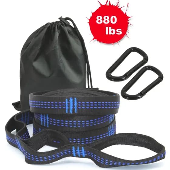Correias De Rede Ao Ar Livre Multi-loop Cintos De Árvore De Polipropileno De Alta Resistência Para Yoga Cintas Crianças