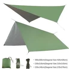 Tamanho Diagonal 420 * 420 Cm/310 * 310/270 * 270 Toldo À Prova D'água Lona Tenda Sombra Ultraleve De Jardim Dossel Somb