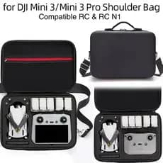 Estojo De Transporte Para DJI Mini 3/Pro , Bolsa De Ombro Portátil De Nylon PU De Couro Armazenamento De Viagem RC/- N1