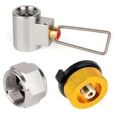 Adaptadores De Recarga De Gás Para Queimadores De Fogão De Acampamento Ao Ar Livre Válvula Lindal Canister Shifter Kit D