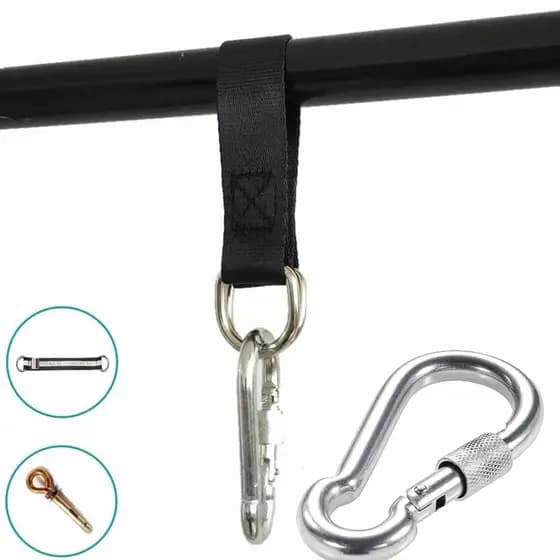 Correias De Balanço De Árvore 200kg Anel De Gancho Resistente Cinto De Suspensão Fita De Conexão Parafuso De Expansão De