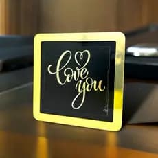 Quadro decorativo Espelhado Love you