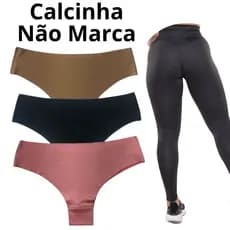 Conjunto de Calcinha Sem Costura Corte a Laser Tanga