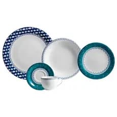 Serviço de Jantar e Chá 30 Peças Porcelana Itacaré