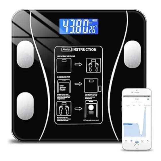 Balança Titanium Digital Bioimpedância Bluetooth