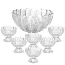 Conj. 7 Peças Geneva – 1 Bowl 1,1L + 6 Taças 125ml