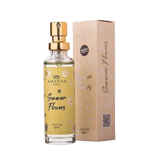 Deo Colônia Feminino Summer Flowers 15ml - Amakha Paris