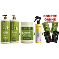 KIT PÓS QUÍMICA BIO EXTRATUS: 1 SH 1L+1 COND 1L+1 BANHO 1KG+ RECONSTRUTOR BE.USE 210ML - 🎁BRINDE🎁