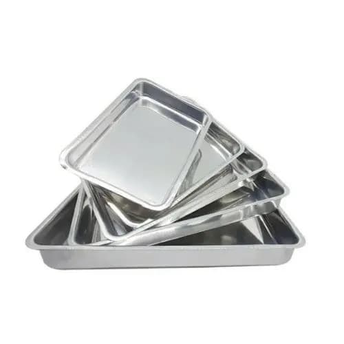 Kit 5 Assadeiras Alumínio Profissional | Bolos Tortas Lasanhas | Leve, Resistente e Versátil