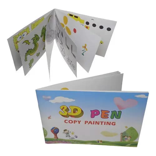 Livro Para Caneta Impressora 3d Infantil Refil Filamento PLA PCL