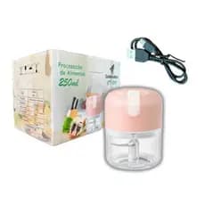 Mini Triturador Processador Moedor Elétrico 3 Lâminas