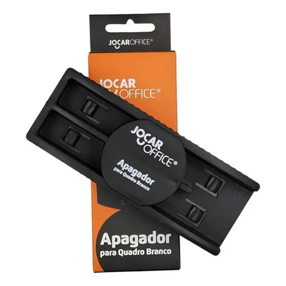 Apagador Magnético Jocar Office para Quadro Branco com Suporte de Marcadores