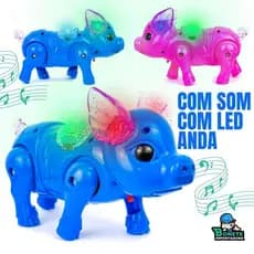 Porquinho de Plástico com Música
