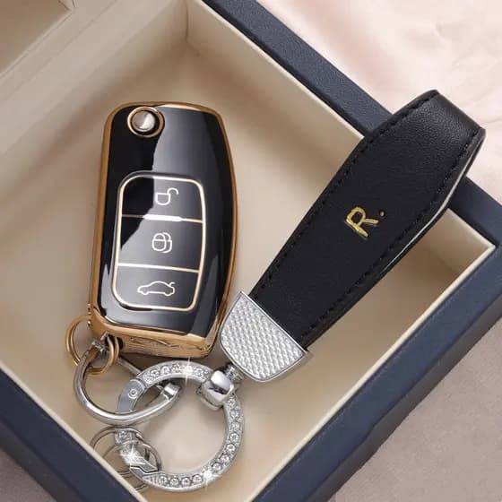 TPU Capa Do Estojo Com Chave Remota Carro Shell Fob Para Ford Focus 2 MK2 Fiesta Mondeo Território Ecosport