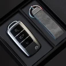 Capa De Chave De Carro TPU Macio Para VW , VOLKSWAGEN Tiguan Passat B5 B6 B7 Golf 4 5 6 MK6 Jetta Lavida Skoda Octavia