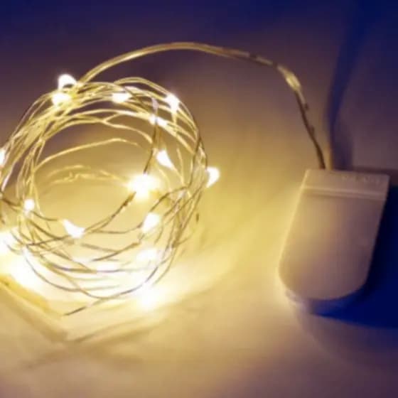 3 Kit Fio Luzes De Fada Led 1 Metros Para Festa Em Casa De Casamento DecoraçãO De Natal