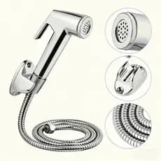 Ducha Higiênica Para Banheiro Completa Luxo Inox Núcleo Da Válvula De Cobre 1,2m Chuveirinho