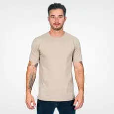 Camiseta Masculina Básica Unissex Paleta Natural Lisa 100% Algodão