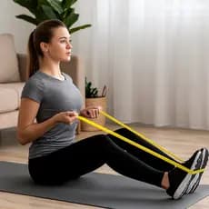 Kit 5 Mini Band Faixas Elásticas Para Treino Exercícios em Casa Academia Ajuste Intensidade