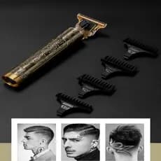 EléTrica Máquina De Cortar Cabelo Sem Fio Profissional Aparador Barbeiro RecarregáVel Maquininha De Barbear