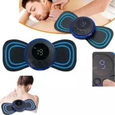 6Conjuntos Para Alívio Da Dor Muscular Cervical Mini Massageador EMS Estimulador Elétrico De Pescoço Portátil