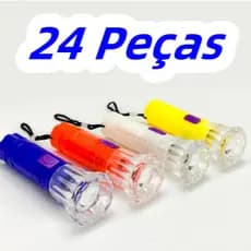 24 Peças Lanterna Mini Led Portátil Para Camping Iluminação Reutilizável