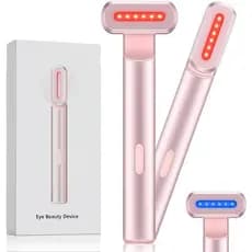 4 Em 1 Terapia De Luz-, Vermelha Para Rosto E Pescoço-Dispositivo Facial De Microcorrente Anti-Idade-Cuidados Com A Pele Do Dos Olhos Massageador