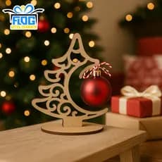 Kit Arvores De Natal - Enfeites Natalinos / Em MDF Decoração Natalina