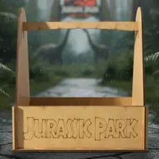 Kit com 5 unidades de Caixa de ferramentas - Tema Dinossauro - Lembrancinha