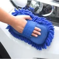 Esponja Com Pegador 22X10,5X5,5CM P/ Carros Luva Microfibra P/ Lavar Limpeza Acessorio Altomotivo