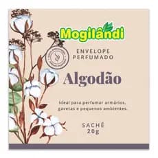 Kit 2 Envelopes Perfumados Algodão Mogilândi Sache 20g Gavetas Armários Guarda Roupas