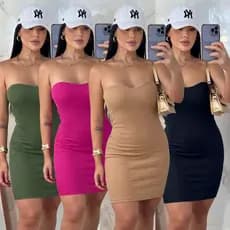 Vestido Tomara Que Caia Curto