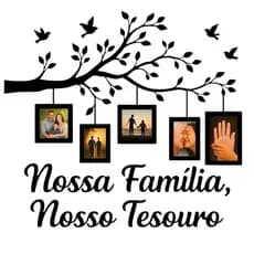 Quadro Porta Retrato Família MDF Decoração Sala Parede Moderna